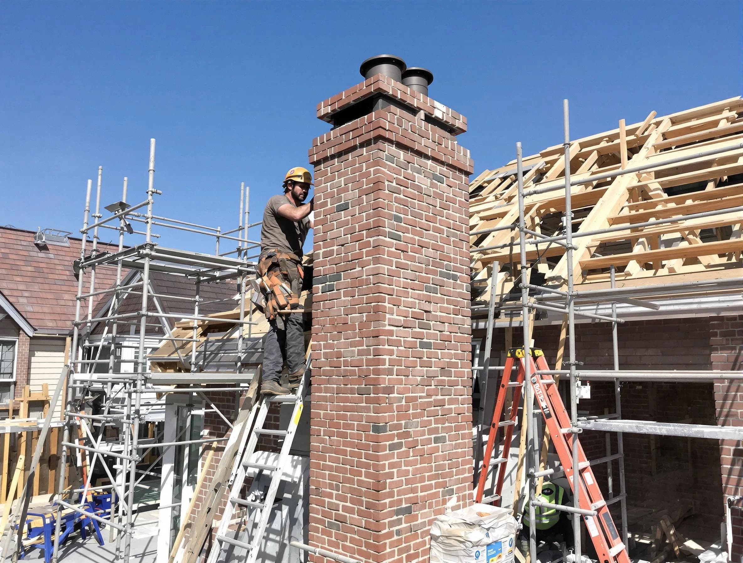 New chimney installation completed by Buford Chimney Sweep in Buford, GA