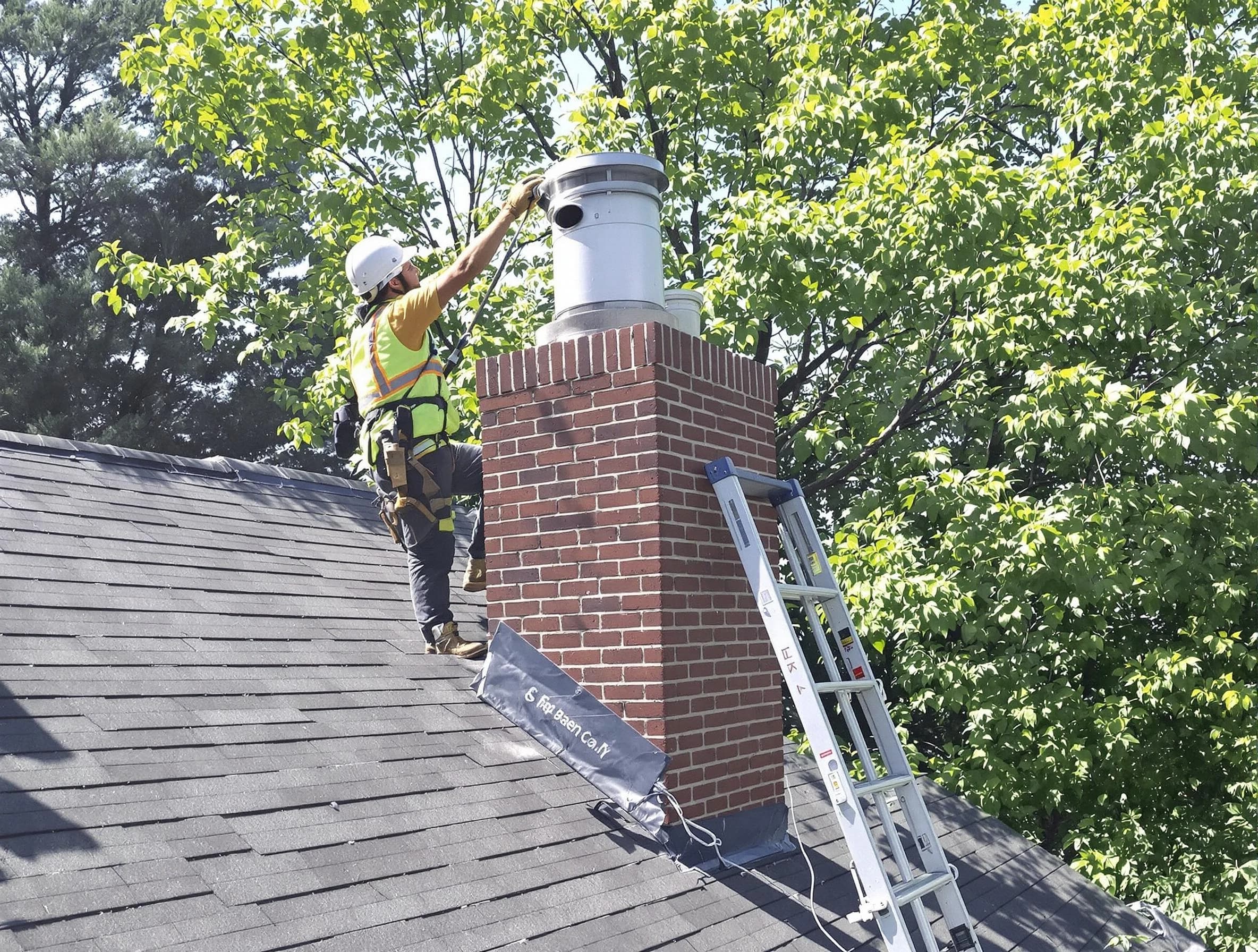Chimney liner inspection by Buford Chimney Sweep in Buford, GA